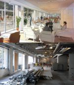 Student Center Lounge - Construction Shot