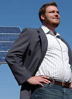Bryan Osborne, EER graduate student focusing on alternative and clean energy.