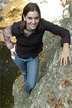 Kimberly Krause, an EER student interested in water resources, alternative energy, and environmental policy..
