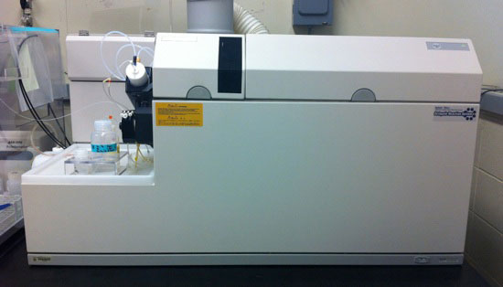 Figure 1. Inductively coupled plasma mass spectrometers (ICP-MSs), such as the Agilent 7500ce shown here, can rapidly, accurately, and precisely measure elemental concentrations for most of the periodic table in liquid and solid samples.