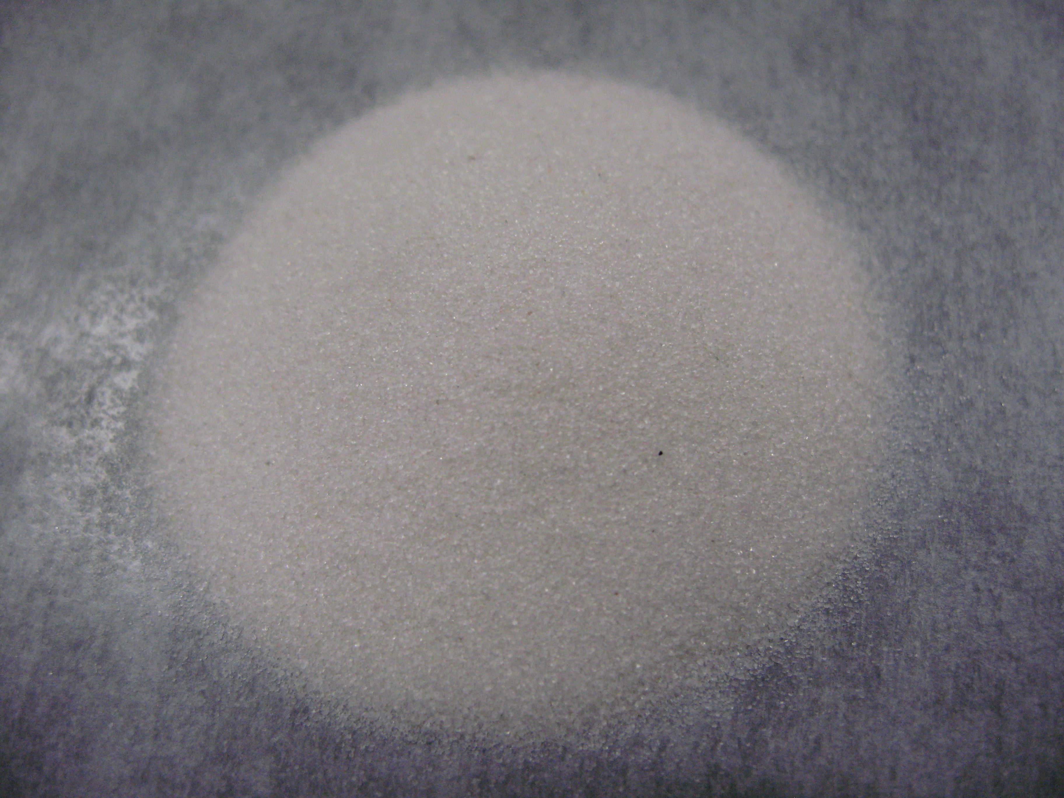 crushed sand used in 1-D column experiment