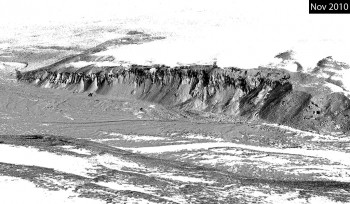 1 of 3 - Garwood Valley ice cliff, Nov. 2010