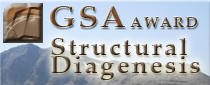 GSA Structural Diagenesis Award - The award highlights the need to break down disciplinary boundaries between structural geology and sedimentary petrology