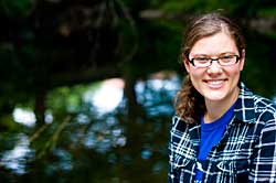 Emily Grubert, M.A. EER '10, currently Ph.D. Water Engineering