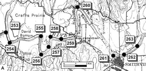 Area west of Smithville, 1904