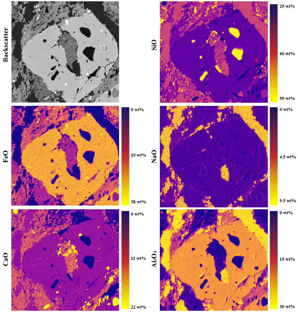 Jeol 8200 electron microprobe epma ebeam jackson school of