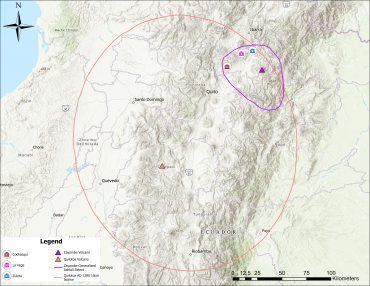 Sites And Eruption Extents