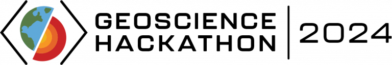 2024 Geoscience Hackathon Logo 768x129
