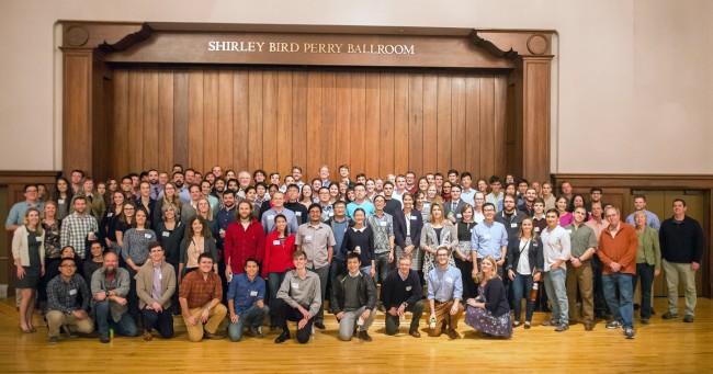 A group photo of the 2017 Student Research Symposium participants.