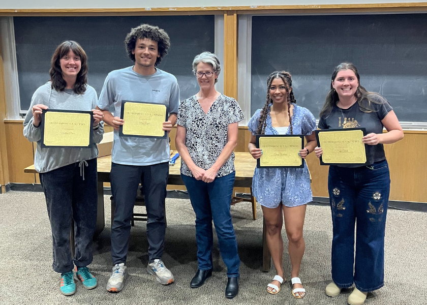 Winners of Spring 2024 Department of Earth and Sciences