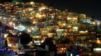 Night in Port-au-Prince, Haiti. Analysts warn a sudden energy shortage in the Caribbean could create security problems not far from U.S. shores and even trigger mass migration. But thanks to its domestic energy boom, the U.S. has a rare opportunity to get out in front of the crisis and possibly build some goodwill of its own. Hector Retamal/AFP/Getty Images