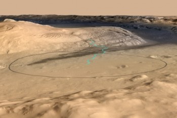 Planetary scientists have been stumped as to how Mount Sharp—and dozens of other giant peaks that rise from various Martian craters—formed. Credit: NASA/JPL-Caltech/ESA/DLR/FU Berlin/MSSS