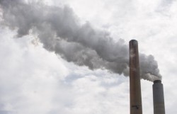 The smoke stacks at American Electric Po