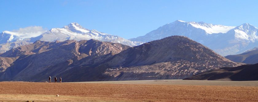 A mountain landscape