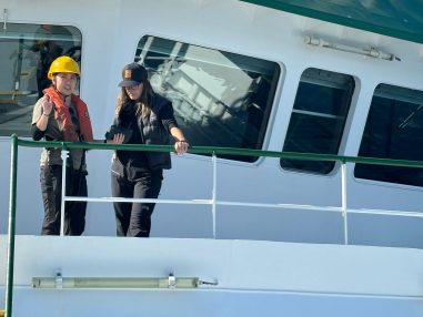 Casey Vigilia And Ginny Catania On Bridge Of Ce