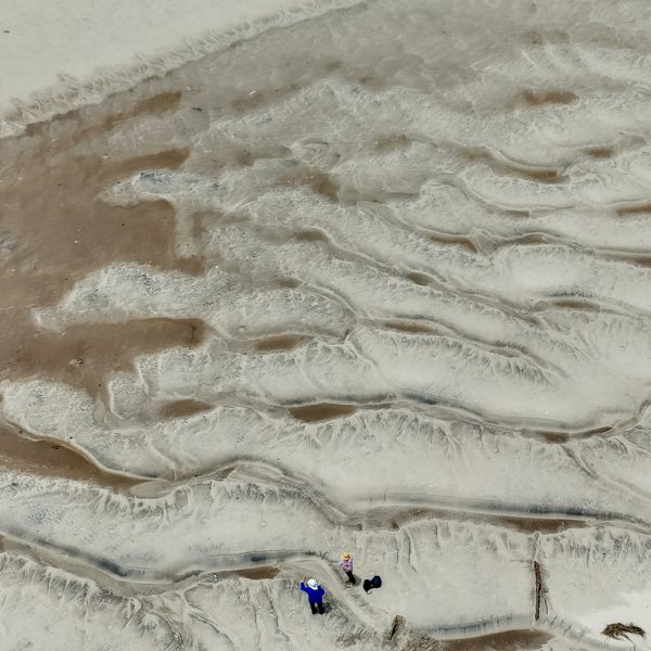 Top down photo of washover fans