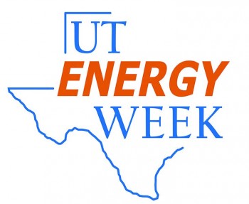 The Jackson School’s Jorge Piñon moderating a discussion at UT energy week. UT Austin.