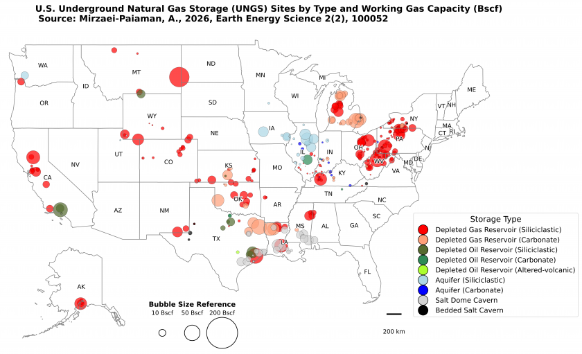 New Database for Subsurface Energy Storage Could be Boon for Natural Gas Industry