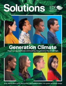Cover of Climate Solutions showing pictures of the 8 winners
