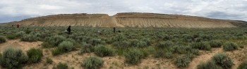 Geology 660 students in the field.