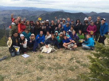 Group photo in the Big Belt Mountains, Montana.