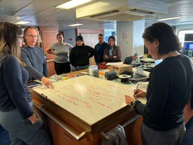 Ginny And Sean Leading A Handover Meeting