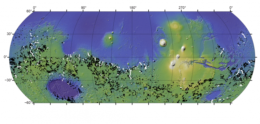 Goudge Mars Lake Breach Global Map