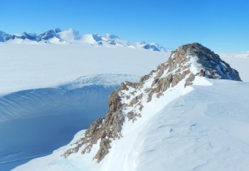 The Ellsworth Mountains in Antarctica.