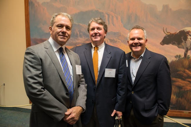 John Clinch ('81), Erik Hanson, David Martineau ('97).