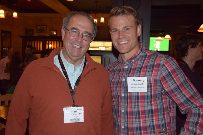 Ryan Coppersmith (M.S. '08) and Professor Mark Cloos