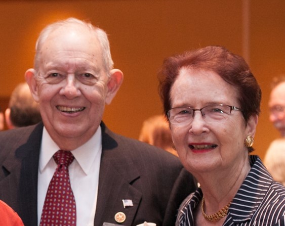 Walt (B.S. ’54, M.A. ’55) and Vada Boyle