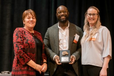 Yomi And Natalie Being Welcomed Into The Hiil Society By Dean Claudia Mora