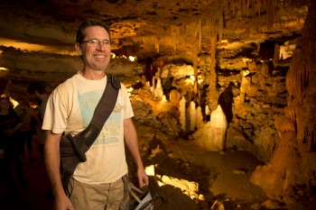 Jay Banner at Inner Space Cavern