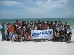 First GeoFORCE graduating class at Lover's Key in Florida in 2008.