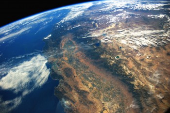 California as viewed from the International Space Station. NASA, Stuart Rankin