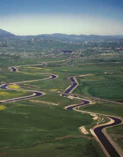 California aqueduct and canal