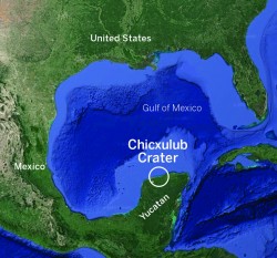 Chicxulub map