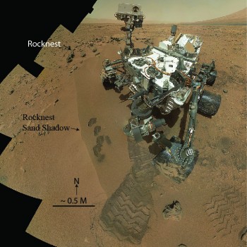 Mars Curiosity Rover Examines Rocknest Feature