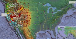 EarthScope will make the first 3D tomographic profile of the entire U.S. Deployment of rolling seismic sensors began in California and will reach Texas in 2009.
