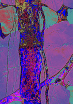 As the world’s “easy” oil and gas decline, producers are turning more and more to unconventional fossil fuels, such as oil shales, gas shales, tight gas sands, coalbed methane, and gas hydrates. Image: Cathodoluminescence image of microstructures in Cambrian Eriboll sandstone that is an outcrop analog for producing tight gas sandstone.
