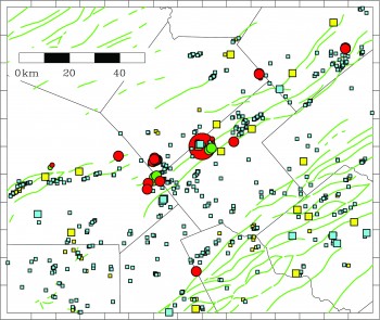 Fashing, Texas Earthquake Map