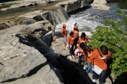 Fort Valley students got a first hand look at the geology of central Texas at McKinney Falls State Park east of Austin.