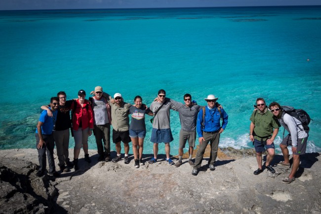 Group minus Kerans at Grotto Beach outcrops. 