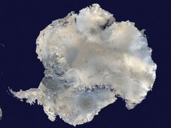 A satellite view of Antarctica is seen in this undated NASA handout photo obtained by Reuters on Feb. 6, 2012. (NASA handout via Reuters)