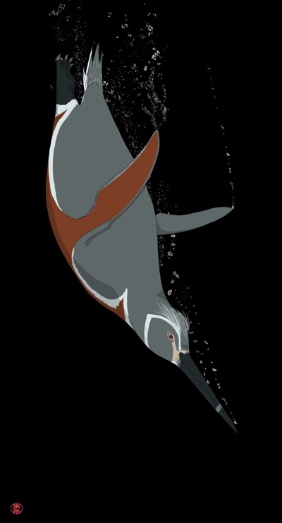 Artist reconstruction of Inkayacu paracasensis (illustration: Katie Browne).