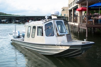 The Research Vessel Scott Petty will carry researchers and students on excursions to collect geophysical data.