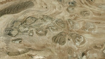 kavir-bing Great Kavir Salt Canopy from Satellite