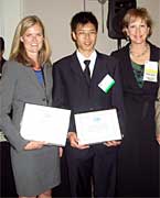 Left to Right: Kristine McAndrews (UT Austin), Lu Jin (LSU), Jill Kerr (ExxonMobil).