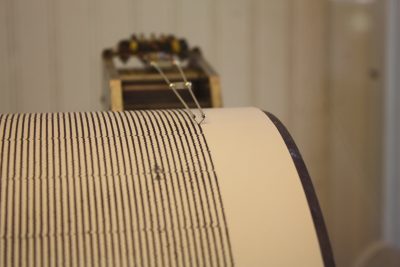 A close-up photo of a seismograph.