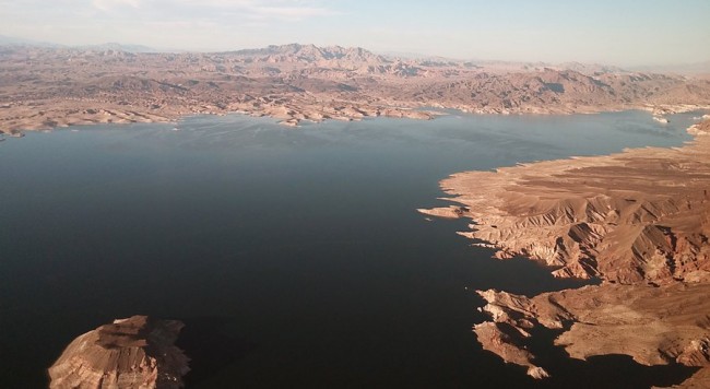 Hoover Dam from the air, Oct. 14, 2015. Bradley J. Fikes